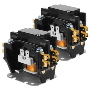  2 Pcs Compressor Contactor Replacement Air Conditioner Accessories - Picture 1 of 12