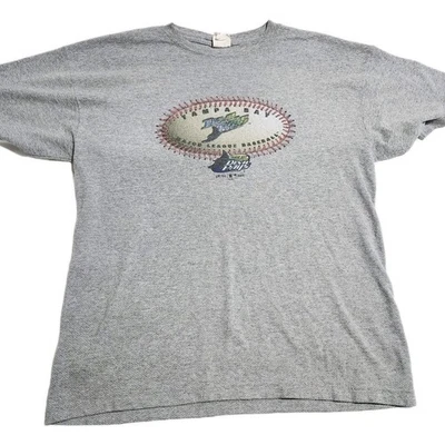 Camiseta De Colección 2000 Tampa Bay Devil Rays MLB Gris Hecha en Béisbol EE. UU. Talla Grande L Foto 1 de 4