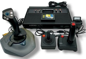 Atari 2600 System Console Bundle w/ 3 Controllers & Pac Man Game - Untested - Picture 1 of 16