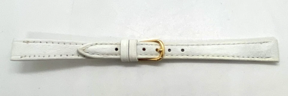 Correa de reloj de cuero de becerro blanca torcida SPEIDEL barras de resorte de 11 mm incluidas Foto 1 de 4