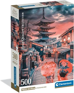 - Puzzle 500 Pezzi per Adulti E Ragazzi, Collection, Tema Evening in Kyoto, Post - Foto 1 di 12