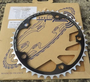 NOS TA VENTO 135 BCD 42 tooth 9 & 10 speed Black Chainring campagnolo - Picture 1 of 1