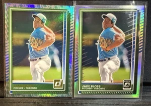 2025 Donruss Optic AND Liberty Foil Card #96 Jake Bloss Toronto BLUE JAYS Lot - Picture 1 of 2