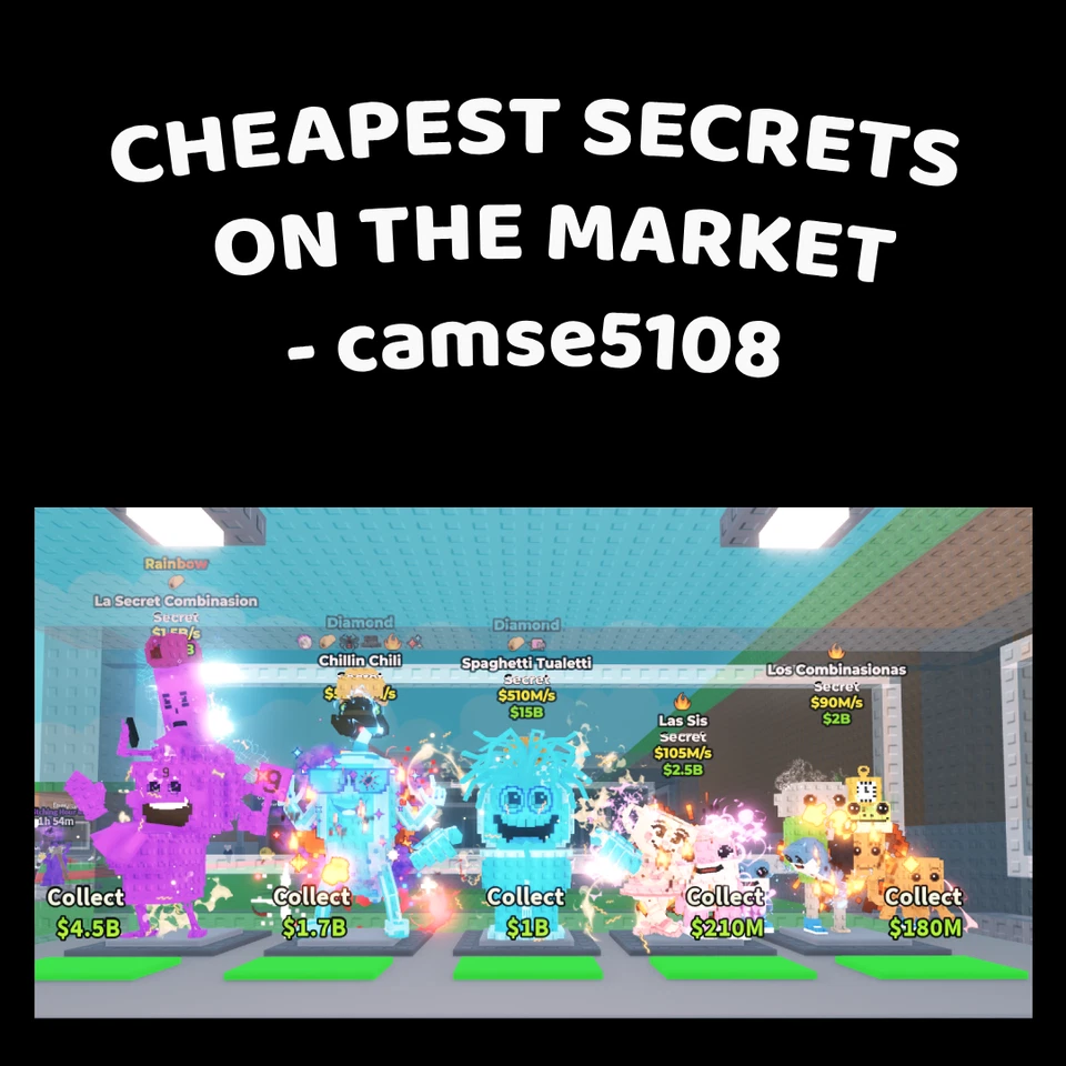 🔥 - CHEAPEST STEAL A BRAIN ROT SECRETS - Image 1 of 1