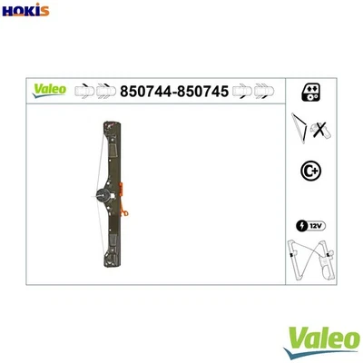 WINDOW REGULATOR 850744 FOR FIAT GRANDE/PUNTO LINEA 199B6.000/B7.000 0.9L 2cyl - Image 1 of 4