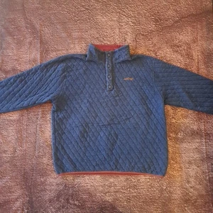 Orvis Mens Quilted Sweater Mens Large Blue - Picture 1 of 4