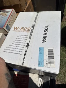 Toshiba W-522 VHS Videorecorder Video Cassette Recorder 4 Kopf HiFi Stereo - Neu Open Box - Bild 1 von 4