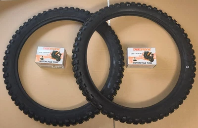 Winter Reifen Satz 2.25 x 17 Zoll 2 1/4 x 17 für Mofa Moped Optima Flory CROSS - Bild 1 von 4