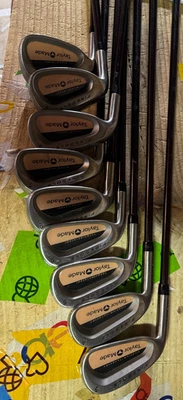 Juego de hierros TaylorMade Golf FIRESOLE 3-PW + SW LH izquierda S-90 ejes de burbujas grafito Foto 1 de 4