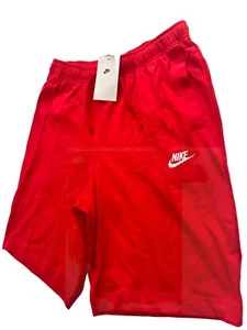 Nike Sportswear Clubshorts Herren ROT Freizeit Urlaub Fitnessstudio Größe Medium M - Bild 1 von 18