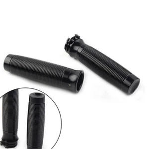 2Pcs 1'' inch 25mm Handlebar Hand Grip For Harley Cruiser Bobber Chopper Custom - Picture 1 of 9