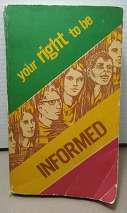 Your Right To Be Informed by the Daughters of St. Paul - 1969 - Paperback - Foto 1 di 11