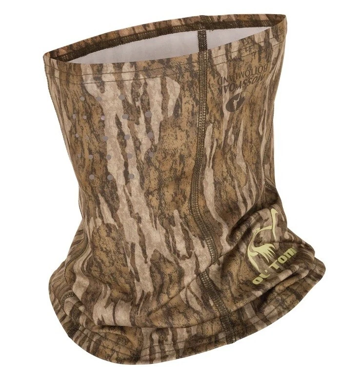 Drake Ol Tom OT0027 Men's Turkey Performance Stretch Bottomland Camo Half Mask - Image 1 of 1