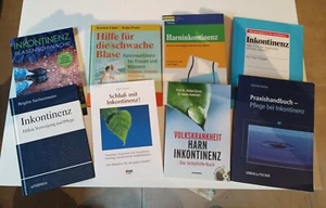 8 Lehr Bücher über Inkontinenz  Windeln Katheter Lektüren Thema Blasenschwäche ! - Bild 1 von 11