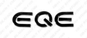 Gloss Black Emblems Badges Logos Letters Side for Mercedes-Benz EQE SUV AMG V295 - Picture 1 of 4