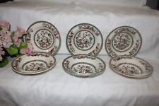 [11050 Vintage Johnson Bros Indian Tree Tea Bowls x 6  16cm