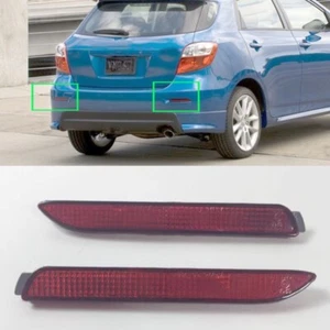 2x For Toyota Matrix 2009-2010 Rear Bumper LH RH Tail Fog Light Reflector Cover - Picture 1 of 1