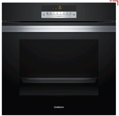 Constructa CF4M97060 Einbau-Backofen Schwarz 60cm Pyrolyse EEK: A - Bild 1 von 4