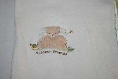 Oso de peluche René Rofe bebé manta de recepción al aire libre amigos cariñoso pequeña seguridad Foto 1 de 4