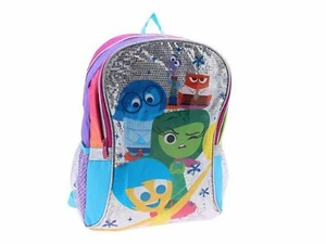 2015 Disney Pixar Inside Out Sparkle Backpack - Purple Pink - Picture 1 of 1