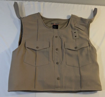 5.11 TACTICAL 49030 LARGE REGULAR EXTERNAL Uniform Carrier SILVERTAN CLASS A - Image 1 of 4