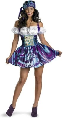 Ouija Board Hasbro Gypsy Fortune Teller Fancy Dress Halloween Sexy Adult Costume - Image 1 of 2