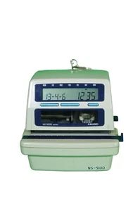 Rilevamento Tempo AMANO NS-5100 Posta in arrivo - Timbro Orario e Ricevute Ricondizionato - Foto 1 di 4