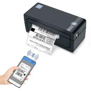 JADENS Bluetooth Thermal Monochrome Label Printer, 4x6 Shipping Label Printer, - Picture 1 of 1