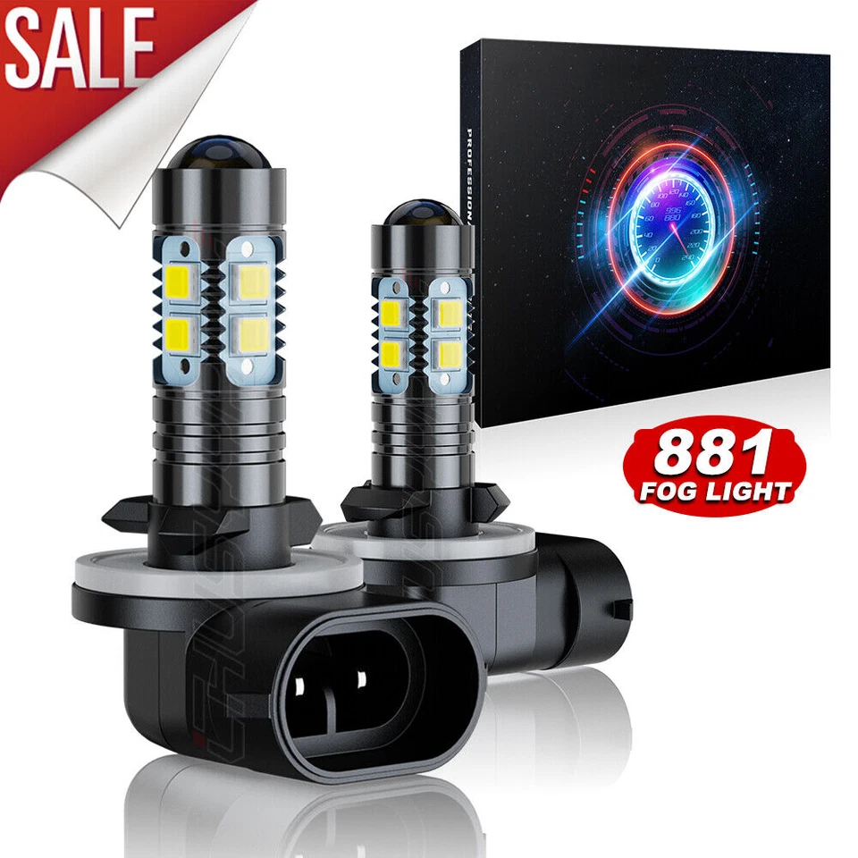 For Hyundai Accent 2000-2018 881 898 LED Fog Light Bulb 6000K DRL Driving Lamp - Изображение 1 из 4