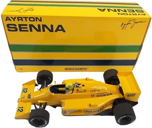 Ayrton Senna Minichamps 540871892 1:18 Lotus Honda 99T  1987 Monaco GP - RARO - Foto 1 di 2