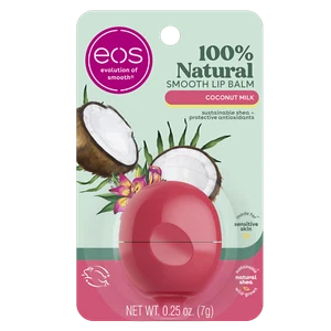 EOS Super Soft Natural Smooth Lip Balm with Coconut Milk 0.25 ounces Pack of 12 - Picture 1 of 4