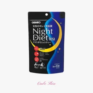 Orihiro Night Diet Tea Bags Japanese Vitamins Supplements, 2g x 20 Bags - Picture 1 of 3
