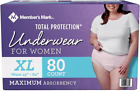 Total Protection Underwear for Women, Extra Large (80 Count)