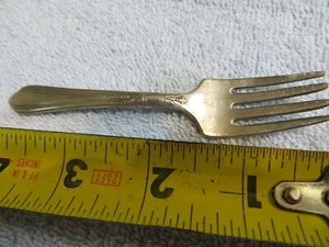 Children's fork from Nursery Silver plate - Picture 1 of 4