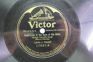 Lewis J. Howell - VICTOR 17997 - Good luck To The Boys Of The Allies - WWI - Picture 1 of 4
