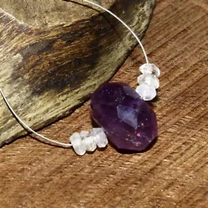 Amatista Facetado Rondelle Arco Iris Piedra Lunar Cuentas Piedras Preciosas Sueltas Naturales Joyería - Imagen 1 de 3