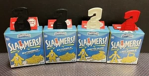 4X IMAGINEXT DC Super Friends Slammers Batmobile Vehicle & Mystery Figure Freeze - Picture 1 of 2