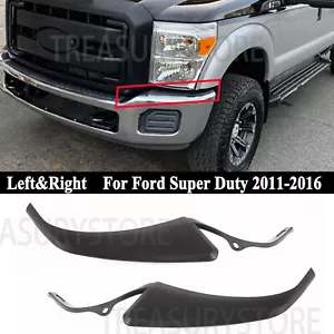 Juego de molduras exteriores para parachoques delantero para Ford Super Duty 2011-2016 LH RH - Imagen 1 de 10