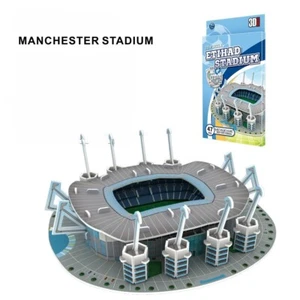 Word Famous Building Manchester Stadium 3D Puzzle Zum Selbermachen Modellset 47-teilig - Bild 1 von 2