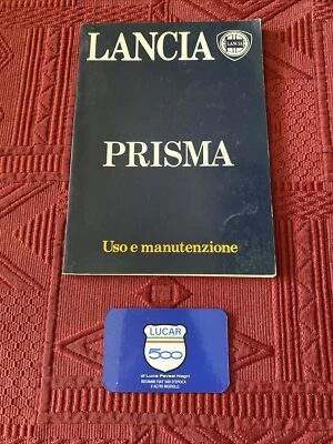 LIBRETTO USO E MANUTENZIONE LANCIA PRISMA FONDO DI MAGAZZINO SEGNI DEL TEMPO - Immagine 1 di 4