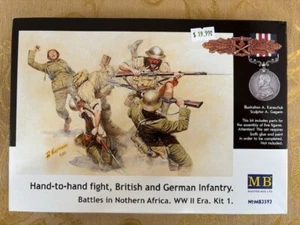 Master Box Ltd. Kit #MB3592: Hand to Hand Fight, British & German Infantry, 1/35 - Picture 1 of 2