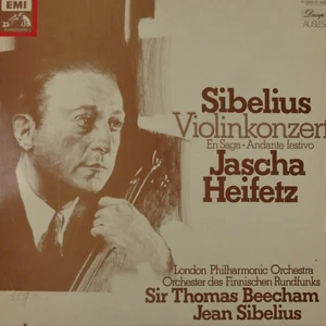 Jascha Heifetz Sibelius Violinkonzert EMI 1C53-01619 LP-9307 - Imagen 1 de 3