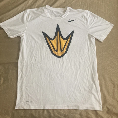 Nike Oregon Ducks Webfoots White Shirt Dri-Fit Men’s LARGE Football Basketball Cover