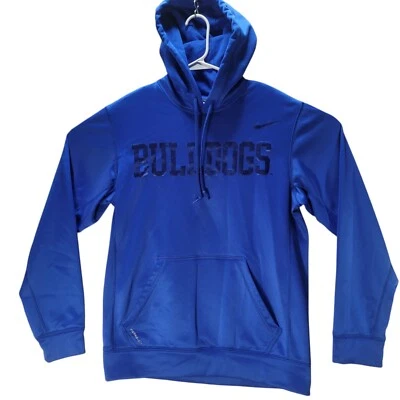 Butler Bulldogs Sweatshirt Blue Mens S Nike Therma-Fit Pull Over Hoodie Jacket - Image 1 of 4