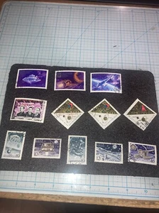 12 Vtg. MNH USSR Space/Cosmos/КОСМОС Stamps, 1966-1972. Ships $1. A DEAL- LOOK! - Picture 1 of 8
