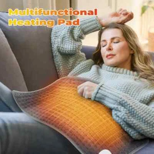 Electric Heating Pad Warm Winter  Blanket Shoulder Neck Back Hot Compress Pad - Picture 1 of 24