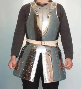 Mittelalter Gothic Körperpanzer Brustplatte Metall Ritter Kürass Cosplay Halloween - Bild 1 von 4