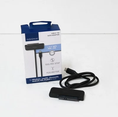 Insignia NS-PACS2B25 1.97' USB-C to SATA Adapter - Image 1 of 2