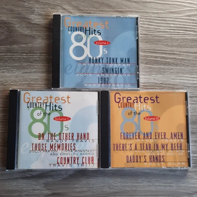 Country CD Lot of 3 – 80s Legends Collection – Conway Twitty, Reba McEntire Foto 1 de 4