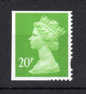 20p MASCHINE UNMONTIERT NEUWERTIG TEILWEISE UNGEZÄHNT - Bild 1 von 1